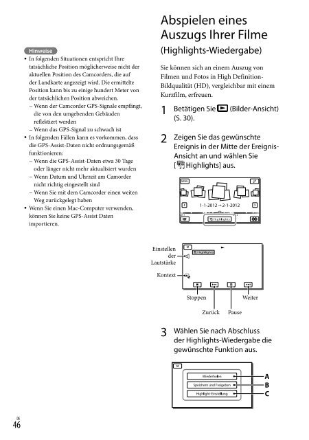 Sony HDR-PJ760E - HDR-PJ760E Consignes d&rsquo;utilisation