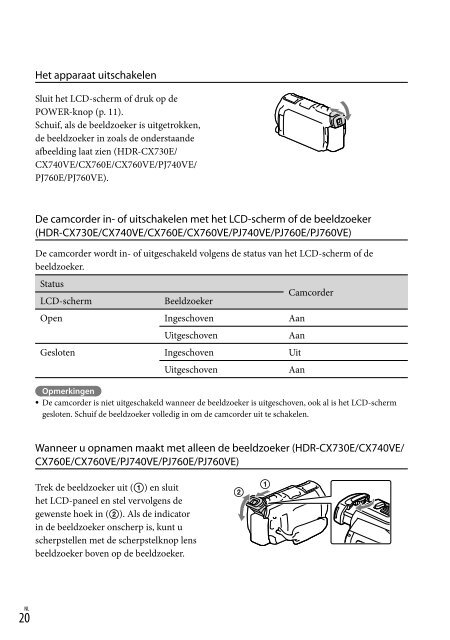 Sony HDR-PJ760E - HDR-PJ760E Consignes d&rsquo;utilisation