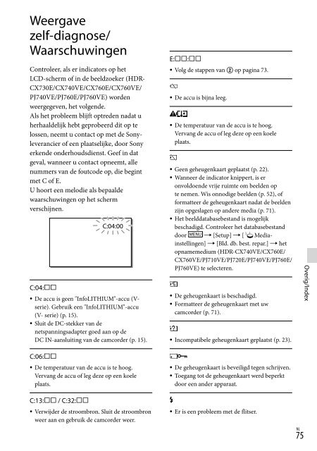 Sony HDR-PJ760E - HDR-PJ760E Consignes d&rsquo;utilisation