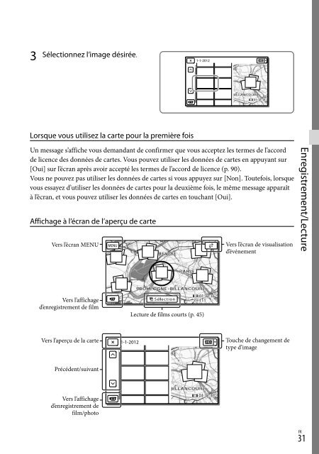 Sony HDR-PJ760E - HDR-PJ760E Consignes d&rsquo;utilisation