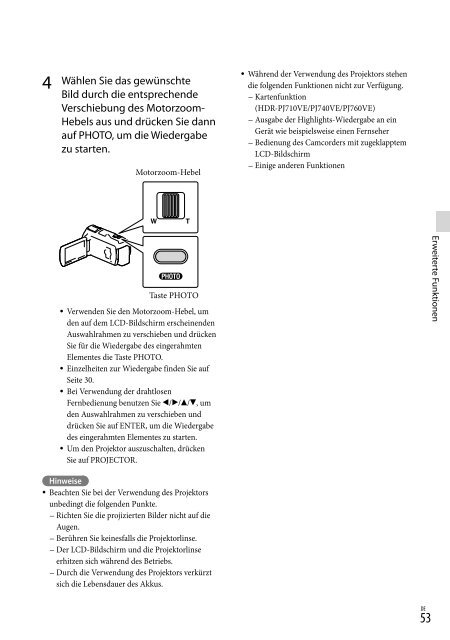 Sony HDR-PJ760E - HDR-PJ760E Consignes d&rsquo;utilisation N&eacute;erlandais