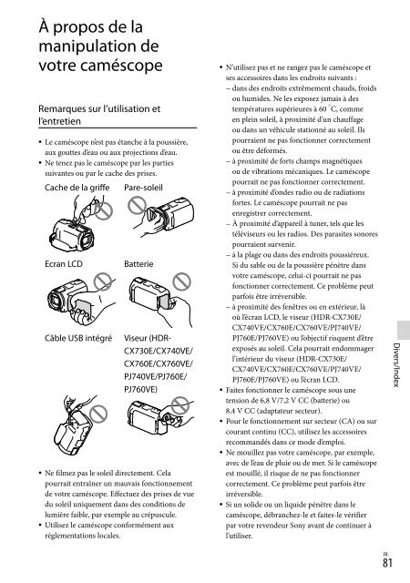 Sony HDR-PJ760E - HDR-PJ760E Consignes d&rsquo;utilisation N&eacute;erlandais