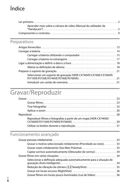 Sony HDR-PJ760E - HDR-PJ760E Consignes d&rsquo;utilisation Grec