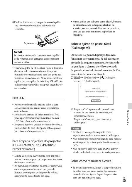 Sony HDR-PJ760E - HDR-PJ760E Consignes d&rsquo;utilisation Grec