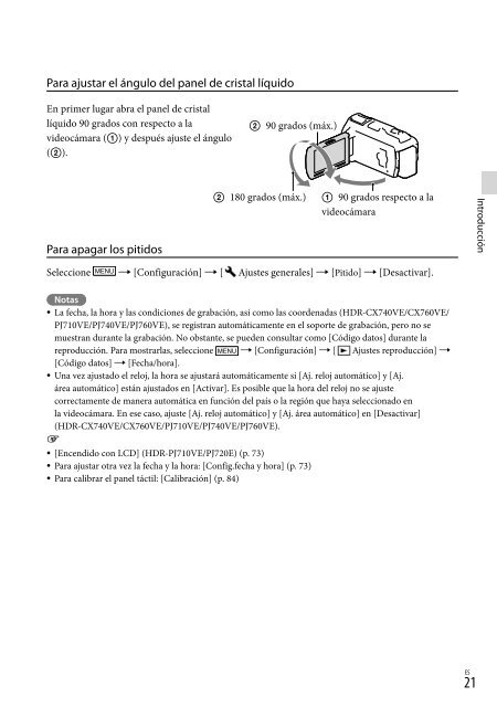 Sony HDR-PJ760E - HDR-PJ760E Consignes d&rsquo;utilisation Grec