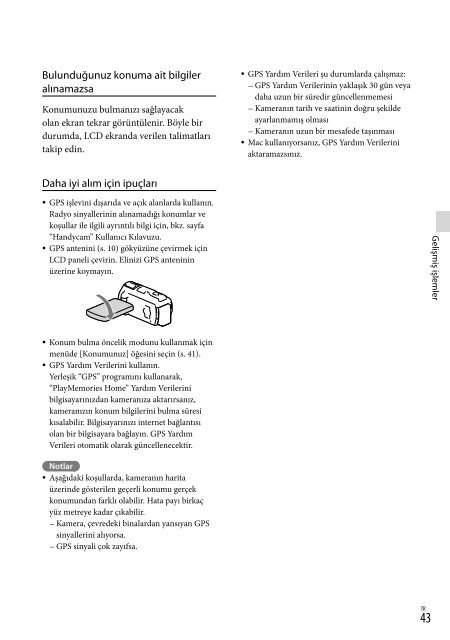 Sony HDR-PJ760E - HDR-PJ760E Consignes d&rsquo;utilisation Grec