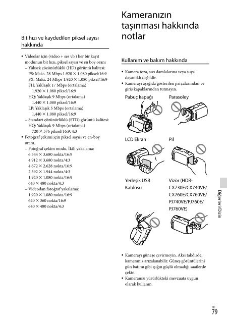 Sony HDR-PJ760E - HDR-PJ760E Consignes d&rsquo;utilisation Grec