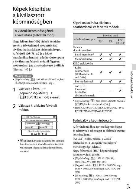 Sony HDR-PJ760E - HDR-PJ760E Consignes d&rsquo;utilisation Polonais