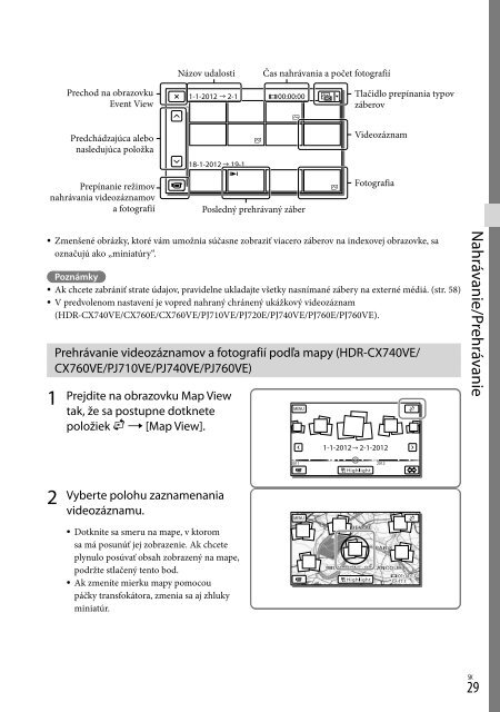 Sony HDR-PJ760E - HDR-PJ760E Consignes d&rsquo;utilisation Polonais