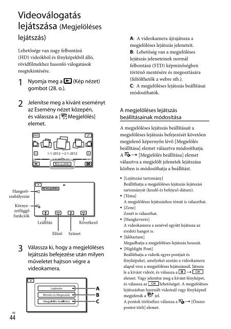 Sony HDR-PJ760E - HDR-PJ760E Consignes d&rsquo;utilisation Slovaque