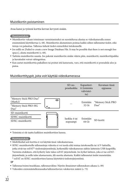 Sony HDR-PJ760E - HDR-PJ760E Consignes d&rsquo;utilisation Finlandais