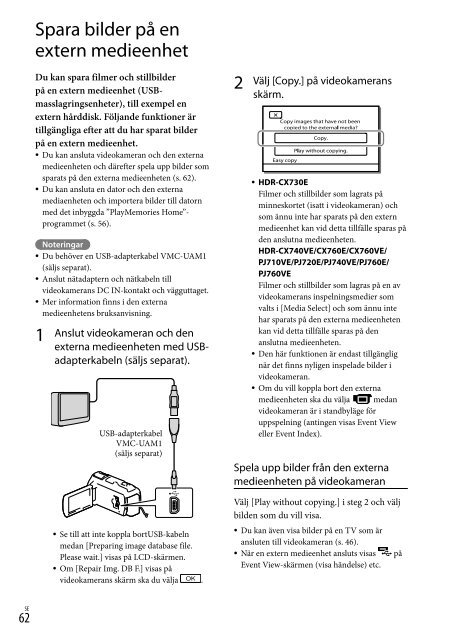 Sony HDR-PJ760E - HDR-PJ760E Consignes d&rsquo;utilisation Finlandais