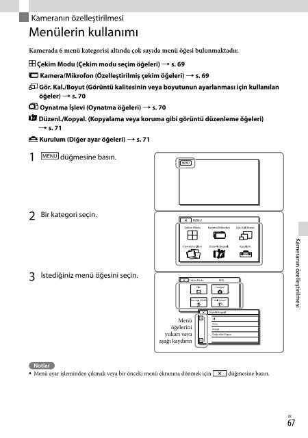 Sony HDR-PJ760E - HDR-PJ760E Consignes d&rsquo;utilisation Turc