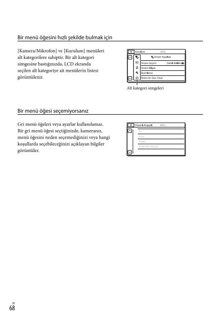 Sony HDR-PJ760E - HDR-PJ760E Consignes d&rsquo;utilisation Turc