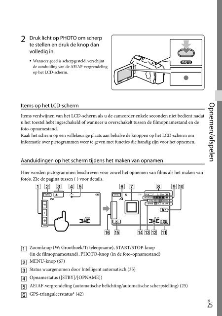 Sony HDR-PJ760E - HDR-PJ760E Consignes d&rsquo;utilisation Fran&ccedil;ais