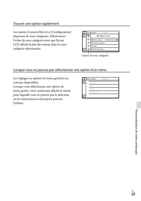 Sony HDR-PJ760E - HDR-PJ760E Consignes d&rsquo;utilisation Fran&ccedil;ais