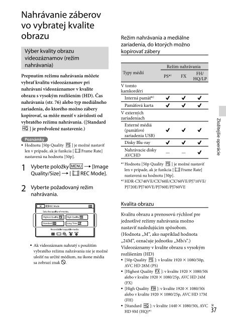 Sony HDR-PJ760E - HDR-PJ760E Consignes d&rsquo;utilisation Hongrois