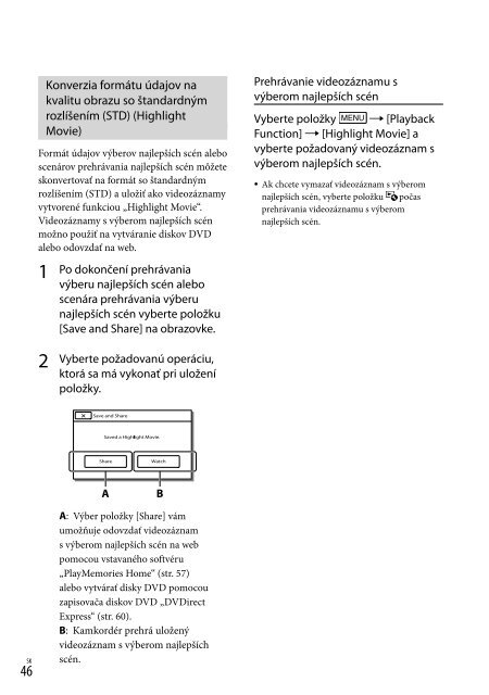 Sony HDR-PJ760E - HDR-PJ760E Consignes d&rsquo;utilisation Hongrois