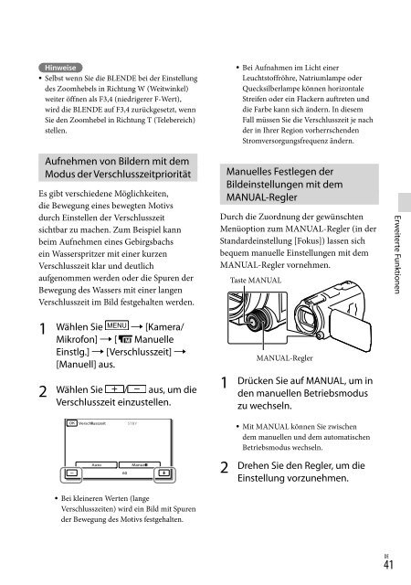 Sony HDR-PJ760E - HDR-PJ760E Consignes d&rsquo;utilisation Allemand