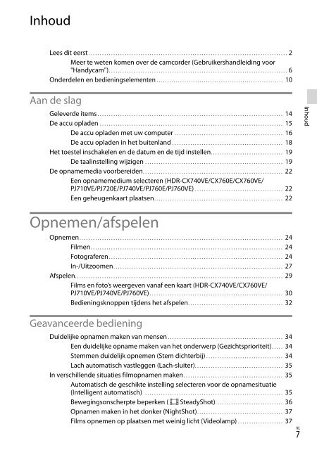 Sony HDR-PJ760E - HDR-PJ760E Consignes d&rsquo;utilisation Allemand