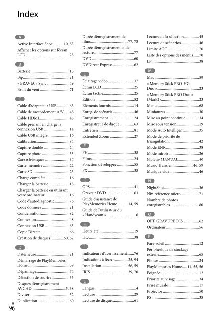 Sony HDR-PJ760E - HDR-PJ760E Consignes d&rsquo;utilisation Allemand