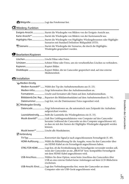 Sony HDR-PJ760E - HDR-PJ760E Consignes d&rsquo;utilisation Italien