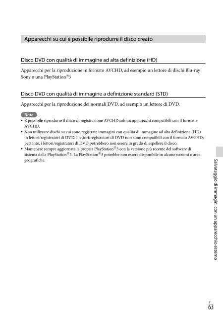 Sony HDR-PJ760E - HDR-PJ760E Consignes d&rsquo;utilisation Italien