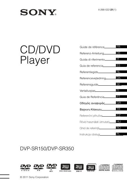 Sony DVP-SR150 - DVP-SR150 Consignes d&rsquo;utilisation Finlandais