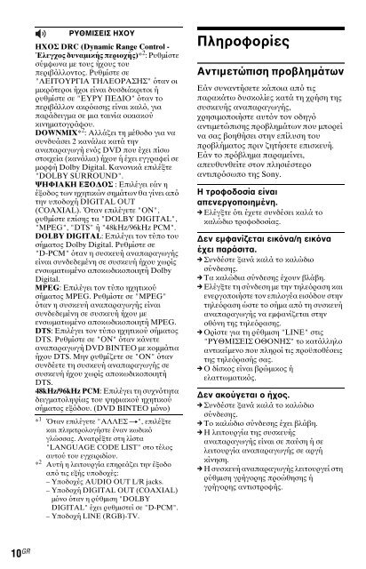 Sony DVP-SR150 - DVP-SR150 Consignes d&rsquo;utilisation Finlandais