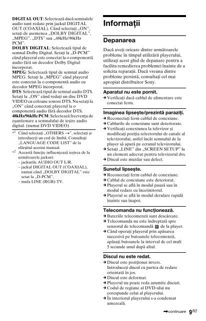 Sony DVP-SR150 - DVP-SR150 Consignes d&rsquo;utilisation Finlandais