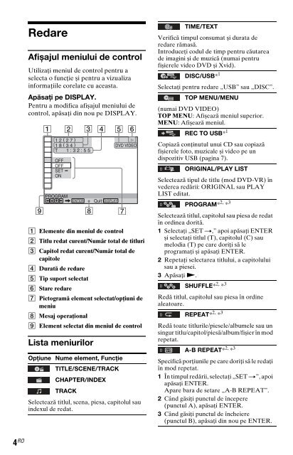 Sony DVP-SR150 - DVP-SR150 Consignes d&rsquo;utilisation