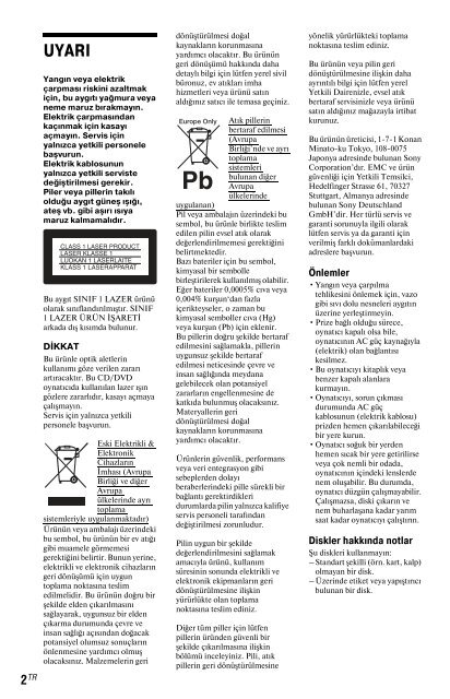 Sony DVP-SR150 - DVP-SR150 Consignes d&rsquo;utilisation Roumain