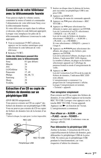 Sony DVP-SR150 - DVP-SR150 Consignes d&rsquo;utilisation Turc