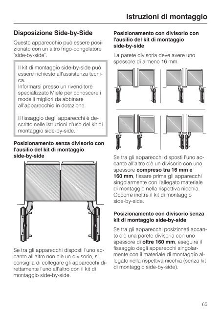 Miele KFN 29032 D - Istruzioni d'uso/Istruzioni di montaggio