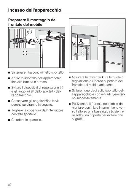 Miele KFN 29032 D - Istruzioni d'uso/Istruzioni di montaggio