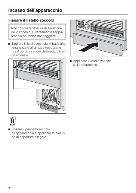 Miele KFN 29032 D - Istruzioni d'uso/Istruzioni di montaggio