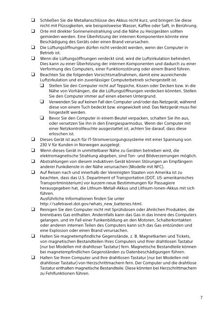 Sony SVP1322B4E - SVP1322B4E Documenti garanzia Tedesco