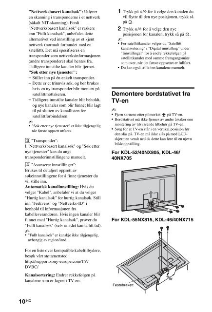 Sony KDL-40NX715 - KDL-40NX715 Consignes d&rsquo;utilisation Slovaque