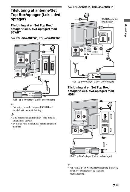 Sony KDL-40NX715 - KDL-40NX715 Consignes d&rsquo;utilisation Tch&egrave;que