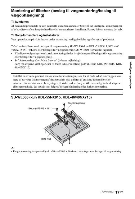 Sony KDL-40NX715 - KDL-40NX715 Consignes d&rsquo;utilisation Tch&egrave;que