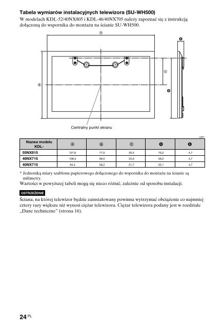 Sony KDL-40NX715 - KDL-40NX715 Consignes d&rsquo;utilisation Tch&egrave;que