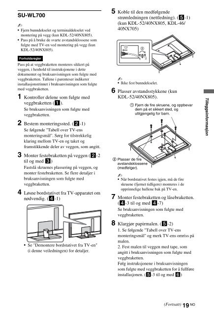 Sony KDL-40NX715 - KDL-40NX715 Consignes d&rsquo;utilisation Tch&egrave;que