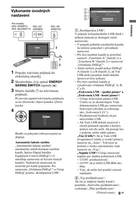 Sony KDL-40NX715 - KDL-40NX715 Consignes d&rsquo;utilisation Tch&egrave;que