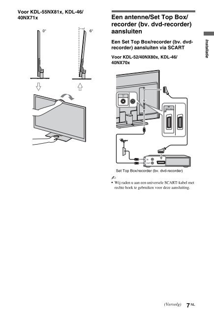 Sony KDL-40NX715 - KDL-40NX715 Mode d'emploi Fran&ccedil;ais