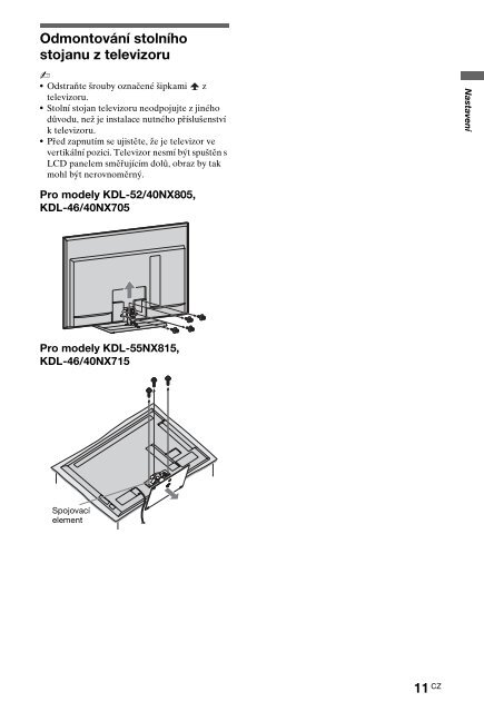 Sony KDL-40NX715 - KDL-40NX715 Consignes d&rsquo;utilisation Russe