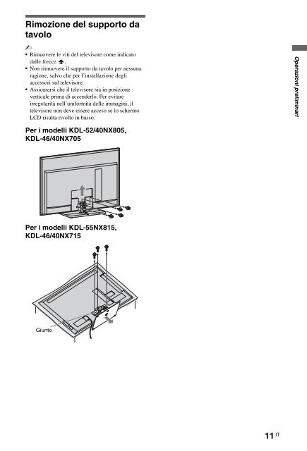 Sony KDL-40NX715 - KDL-40NX715 Consignes d&rsquo;utilisation Russe