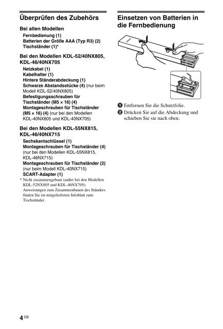 Sony KDL-40NX715 - KDL-40NX715 Consignes d&rsquo;utilisation Russe