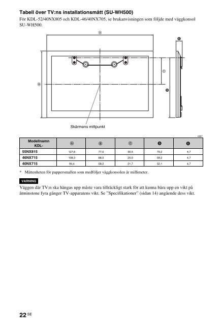 Sony KDL-40NX715 - KDL-40NX715 Consignes d&rsquo;utilisation Italien