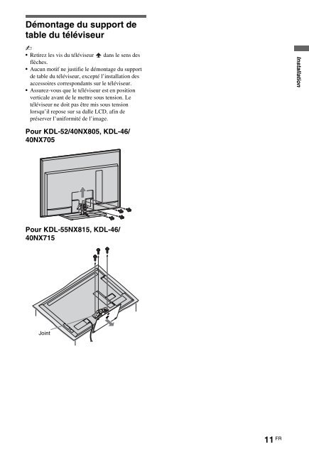 Sony KDL-40NX715 - KDL-40NX715 Consignes d&rsquo;utilisation Italien