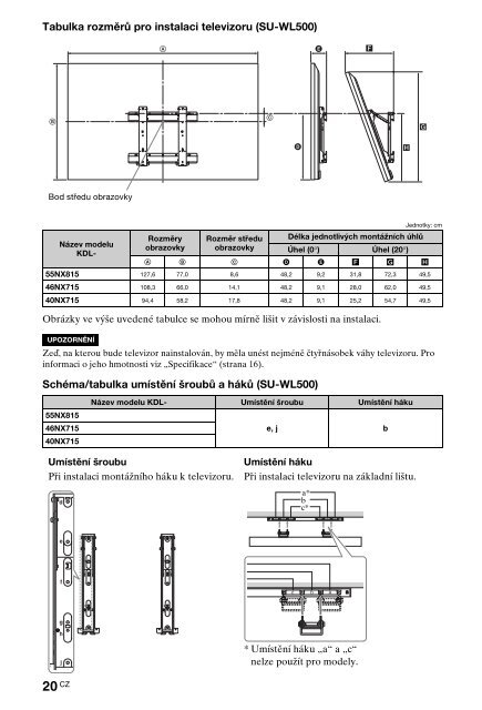 Sony KDL-40NX715 - KDL-40NX715 Consignes d&rsquo;utilisation Italien